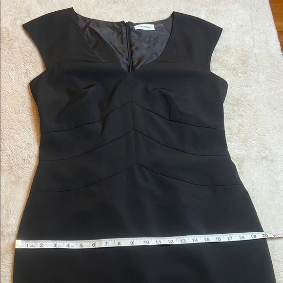 Calvin Klein Elegant Black Cocktail Dress est sz 12 - Picture 6 of 12